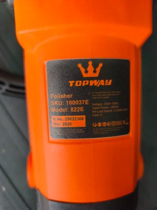 Pulidora de Coche TOPWAY Naranja