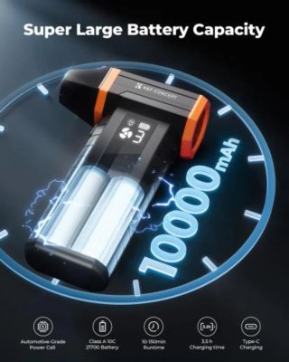 Soplador y aspirador Eléctrico K&F Concept BS500V