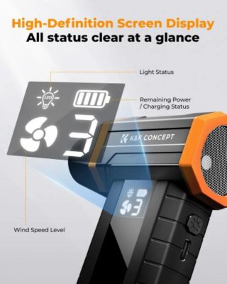 Soplador y aspirador Eléctrico K&F Concept BS500V