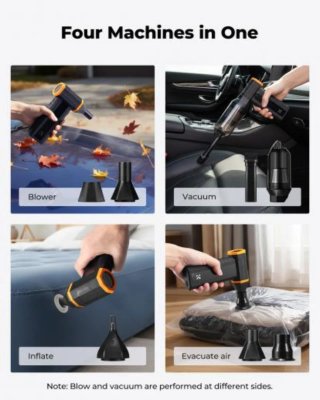 Soplador y aspirador Eléctrico K&F Concept BS500V