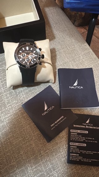 Orologio Nautica Cronografo Uomo – Nero