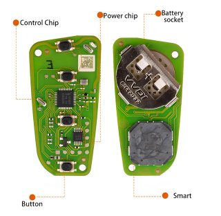 XHORSE XSDFX2EN Llave SMART BMW tipo cuchillo  4 b