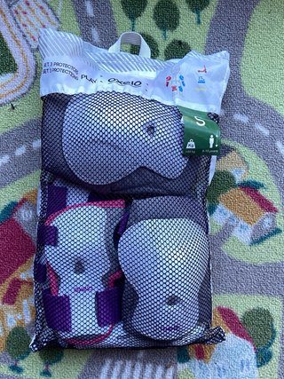 Protecciones Oxelo Talla S, para niña