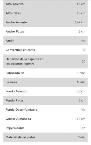 Sofá Cama 3 Plazas Piel Marrón