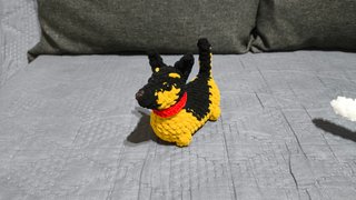 Peluche cane pastore tedesco amigurumi