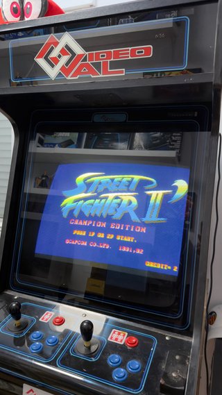 Máquina Arcade Recreativa Videoval Original