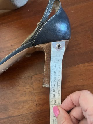 Sandali Scarpe Italiane n.38 Blu Pelle