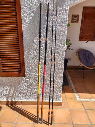 2 Cañas de Pescar Lanzador 5mts
