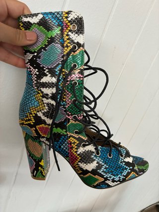 Conjunto Zapatos y Bolso Multicolor