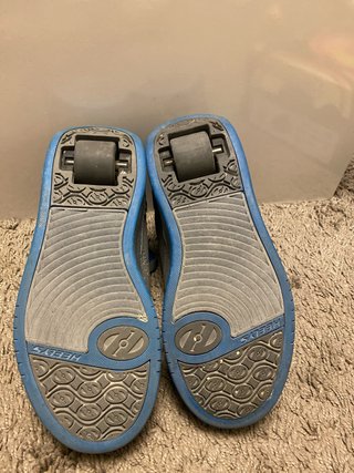 Heelys Talla 35 Gris y Azul