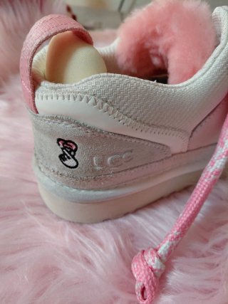 Sneakers UGG Lowmel Love25 Rosa e Bianche