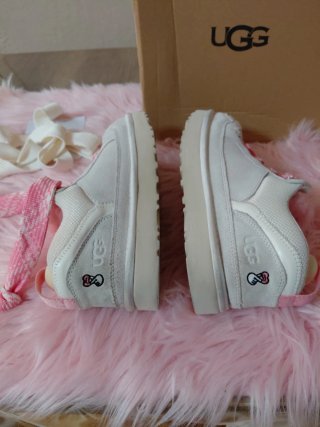 Sneakers UGG Lowmel Love25 Rosa e Bianche