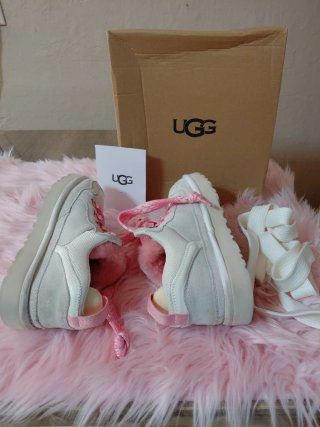 Sneakers UGG Lowmel Love25 Rosa e Bianche