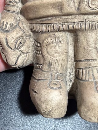 Réplica Jugador Pelota Maya INAH