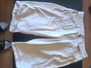 Pantalón corto beige hombre