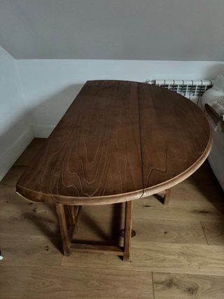 Mesa plegable redonda ovalada NUEVA Zara Home