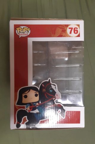 Caja Funko Pop Mulan Riding Khan #76