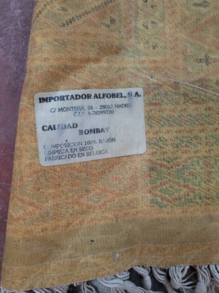 ALFOMBRA ORIENTAL DE RAYÓN