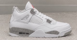 Jordan 4 Retro 'Oreo' Blanco Gris