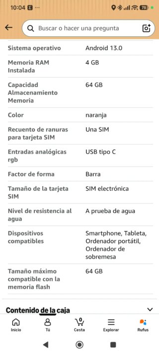 Terminal resistente con escáner 2D