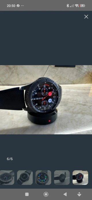 Samsung Gear S3 Frontier Smartwatch Negro
