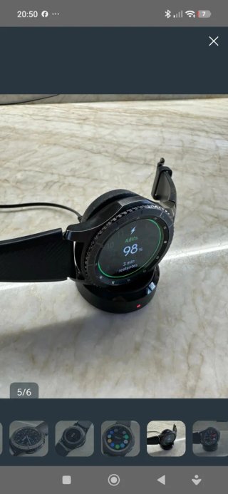 Samsung Gear S3 Frontier Smartwatch Negro