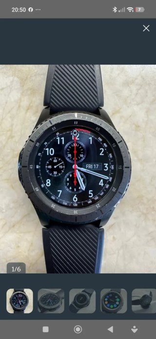 Samsung Gear S3 Frontier Smartwatch Negro