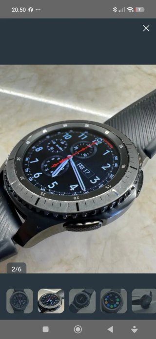 Samsung Gear S3 Frontier Smartwatch Negro