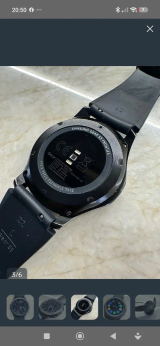 Samsung Gear S3 Frontier Smartwatch Negro