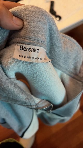 Sudadera Bershka Copenhagen Hombre Gris