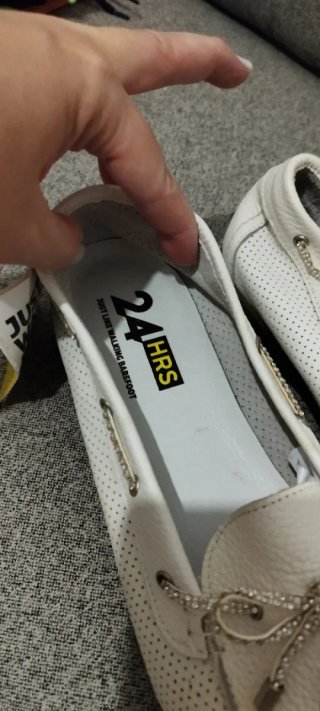 Mocasines 24 Horas Blancos Mujer