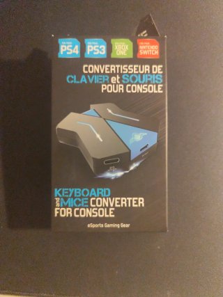 Adaptador de teclado ratón para PS3,PS4, XBOX,etc.