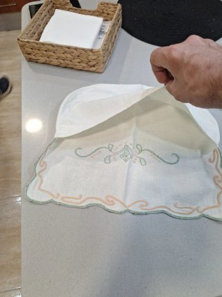 Cabeceros de tela,antiguos para mecedoras