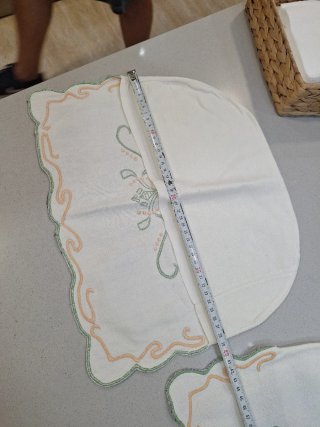 Cabeceros de tela,antiguos para mecedoras