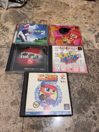 Lote juegos PlayStation 1 PS1 japoneses NTSC-J