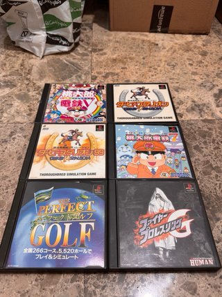 Lote juegos PlayStation 1 PS1 japoneses NTSC-J
