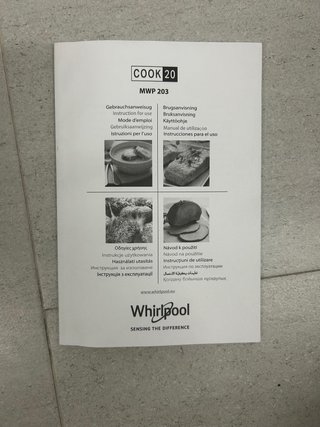 Microondas Whirlpool Cook 20