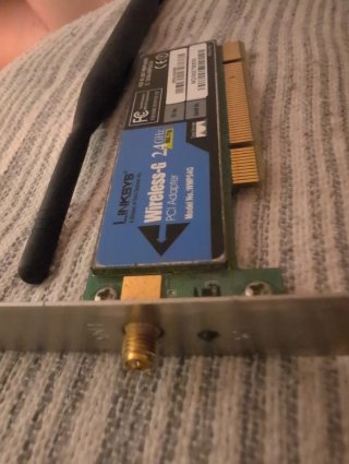 Tarjeta Red Wi-Fi PCI Linksys WMP54G 2.4GHz