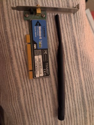 Tarjeta Red Wi-Fi PCI Linksys WMP54G 2.4GHz