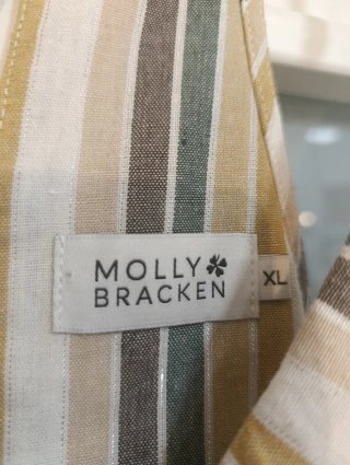 Vestido Molly Bracken Talla XL Rayas