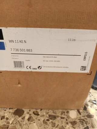Calentador Gas Natural WN 11 KEN