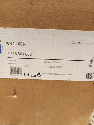 Calentador Gas Natural WN 11 KEN