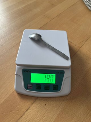 Báscula Cocina Digital 6 kg Precisión 0,1 g, nueva
