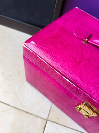 Joyero Grande Rosa y Morado