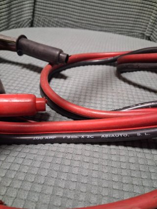 Pinzas arranque coche con cable