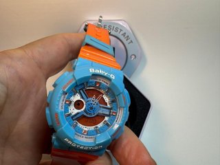Reloj Baby-G Azul y Naranja