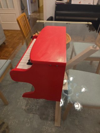Piano Infantil Rojo Itslmagical