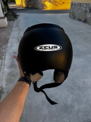 Casco Moto Negro Mate Talla S