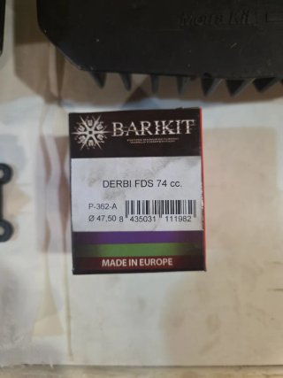 Cilindro Derbi FDS 74cc láminas nuevo