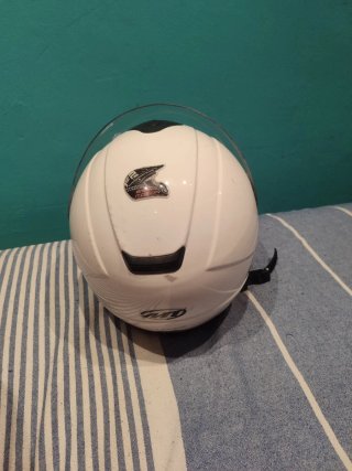 Casco Moto Infantil Blanco